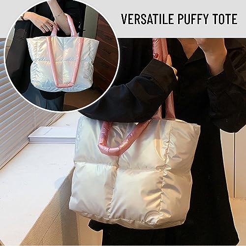 Bolso Tote Acolchado Grande para Mujer miniatura 2