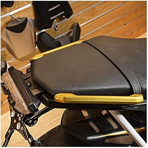 Motorcycle CNC Aluminum Rear Passenger Pillion Seat Grab Bar Hand Handle Rail Kit for 13-20 Yamaha MT FZ 09 MT-09 FZ-09 MT09 FZ09 Accessories 2013 2014 2015 2016 2017 2018 2019 2020 (Black) Cover