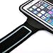 BBtech Water Resistant Cell Phone Armband Case with Adjustable Elastic Band & Key Holder for Running, Walking, Hiking Compatible iPhone X, Xs, 8, 7, 6, 6S Plus (Black, iPhone 5 5S 5C)