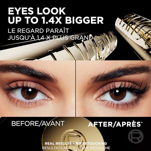 Image of L'Oreal Paris Voluminous Panorama Waterproof Mascara Volumizing, Clump Free, Smudge free, Long-lasting, Black, 9.9ml (Pack of 2)