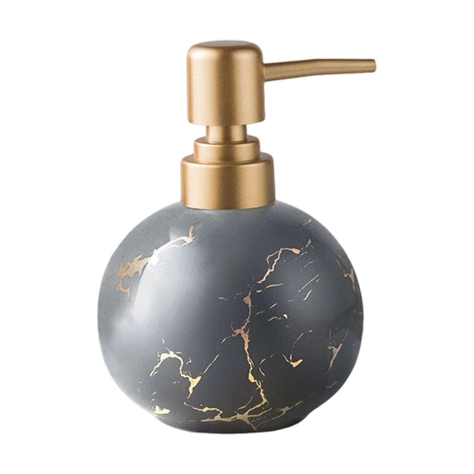 Kalttoy Simple Design Ceramic Soap Dispenser Bottle for Liquid Soap and Hand Wash Home Hotel Bathroom Countertop Organizing Use Ceramic Liquid Dispenser