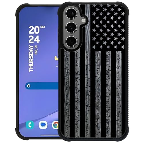 Coque Samsung S24 S25 Plus motif drapeau américain antichoc TPU
