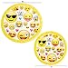 81 Piece Emoji Birthday Party Supplies - Including Custom Plates, Cups, Napkins, and Tablecloth, Serves 20
