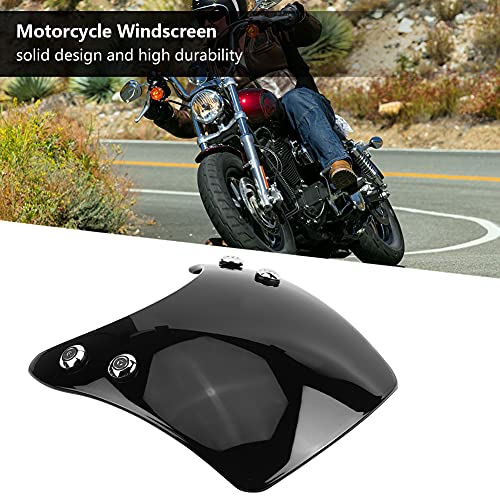Nicoone Gemodificeerde Motorfiets Voorruit Windscherm Wind Deflector Zwart - Image 3