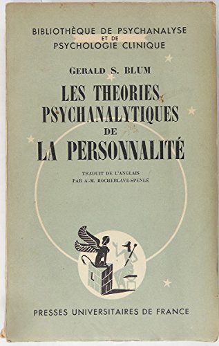 livre Les Theories Psychanalytiques de la Personnalite