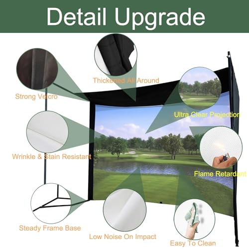 Pantalla de impacto para golf 2.5 x 2.5 m miniatura 5