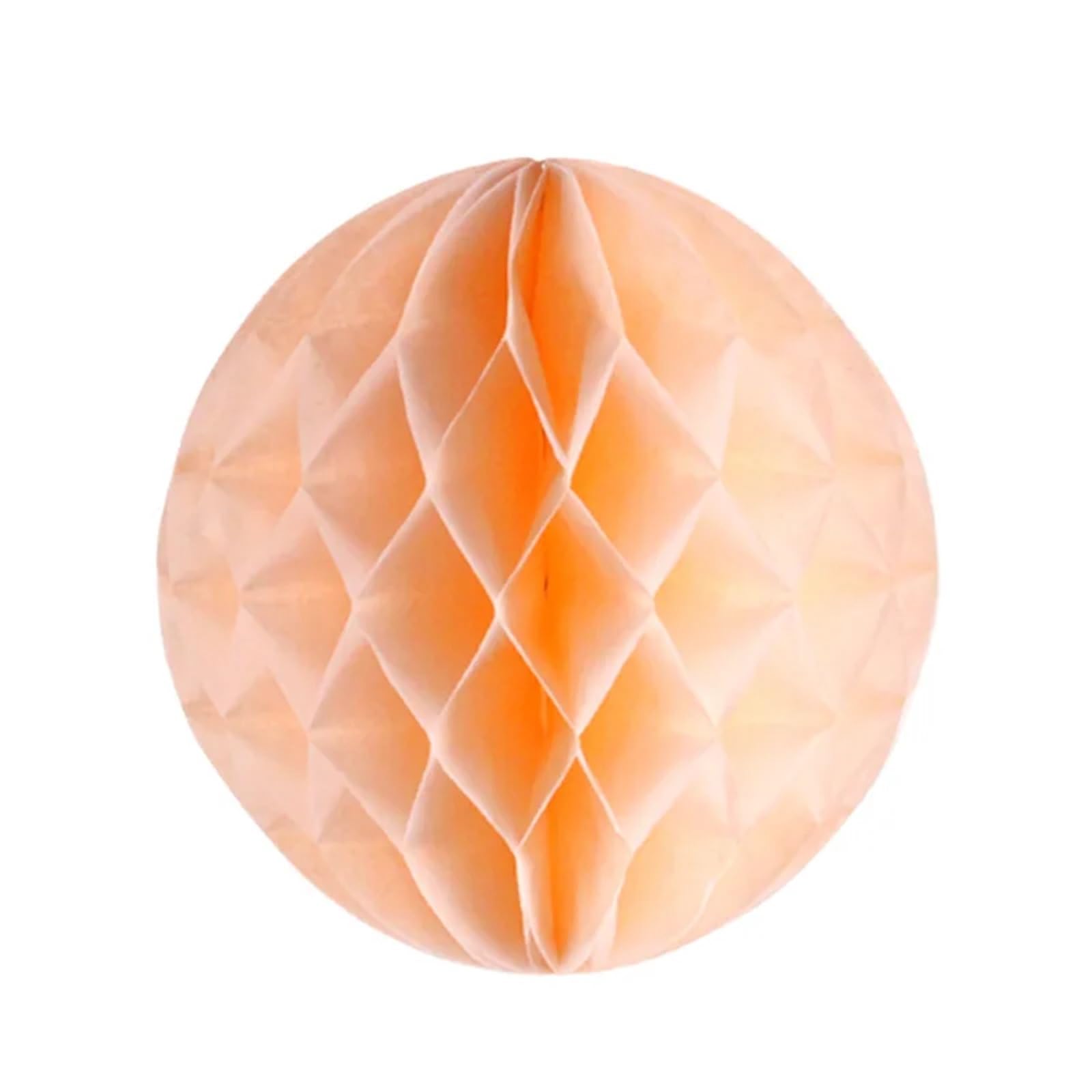 10Pcs Honeycomb Ball Wedding Room Column Background Decoration House for Birthday Wedding(Peach,30CM)