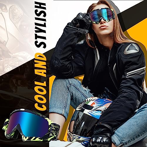 Gafas de motocross resistentes al viento para ojos protegidos 4