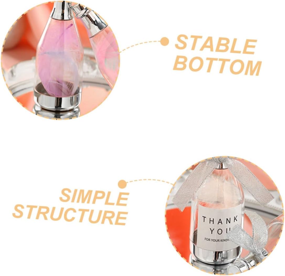 Toyvian 20pcs Silver Bottle Shaped Candy Boxes Large Mini Wine Bottles Party Favors for Adults Wedding Birthday Candy Packaging Containers