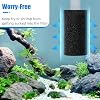 AQUANEAT 6-Pack Pre-Filter Sponge for Aquarium Shrimp Fry Fish Tank Filter 0.8 Intake, Replacement Foam Cover