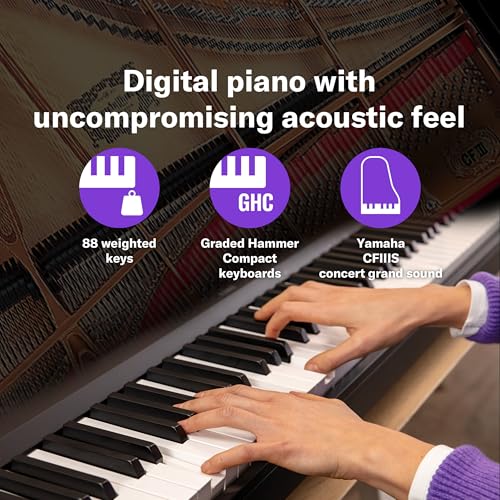 Yamaha P-145BT Portable Digital Piano with Bluetooth - 88 Keys - Image 4