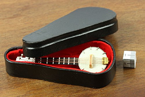 Banjo broche para conciertos y festivales pin de madera Miniblings 3