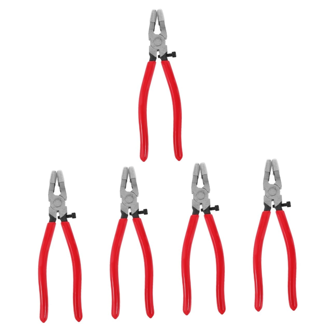 Alipis 5pcs 8 Clamp Pliers for Glass Cutting 8 Inch Running Pliers for Stained Glass
