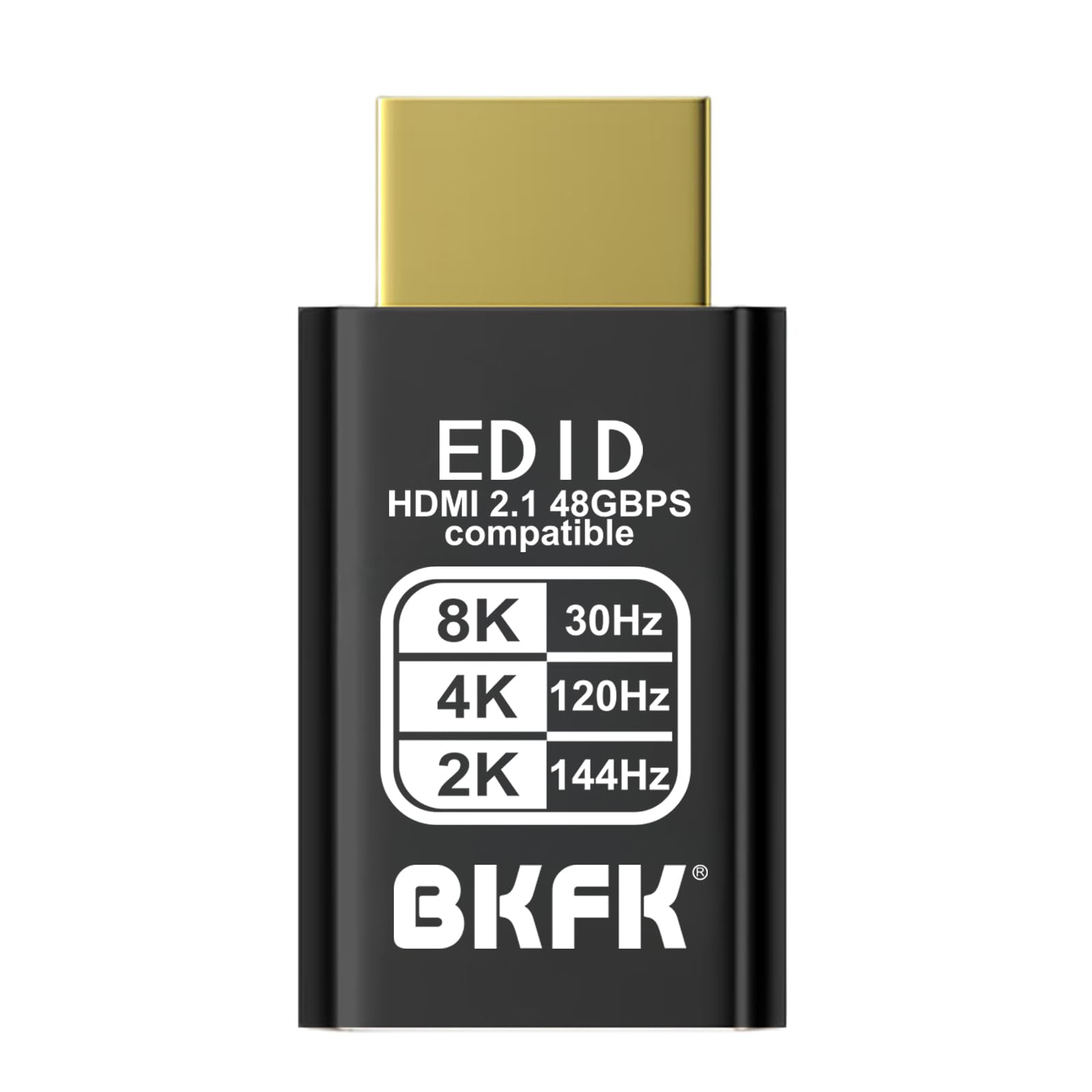4K 120 HDMI 2.1-Compatible Dummy Plug 8K@30Hz 2k@120/144Hz, Virtual Display Emulator Adapter, Plug &amp; Play for Headless GPU, Remote Desktop, Game Streaming, Servers, Cost-Effective &amp; Eco-Friendly