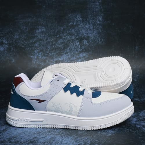 Image of ASIAN Men THUNDER-07 Stylish Casual Mid Top Sneaker and Trendy Shoes with Laces for Men & Boys, Perfect, College, Parties and Outings, Lightweight, Comfortable, and Durable for All-Day Use