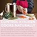 EPICA Countertop Compost Bin Kitchen | 1.3 Gallon | Odorless Composting Bin with Carbon Filters | Indoor Compost Bin with Lid | Stainless Steel Kitchen Composter for Food Scraps & Waste Recycling