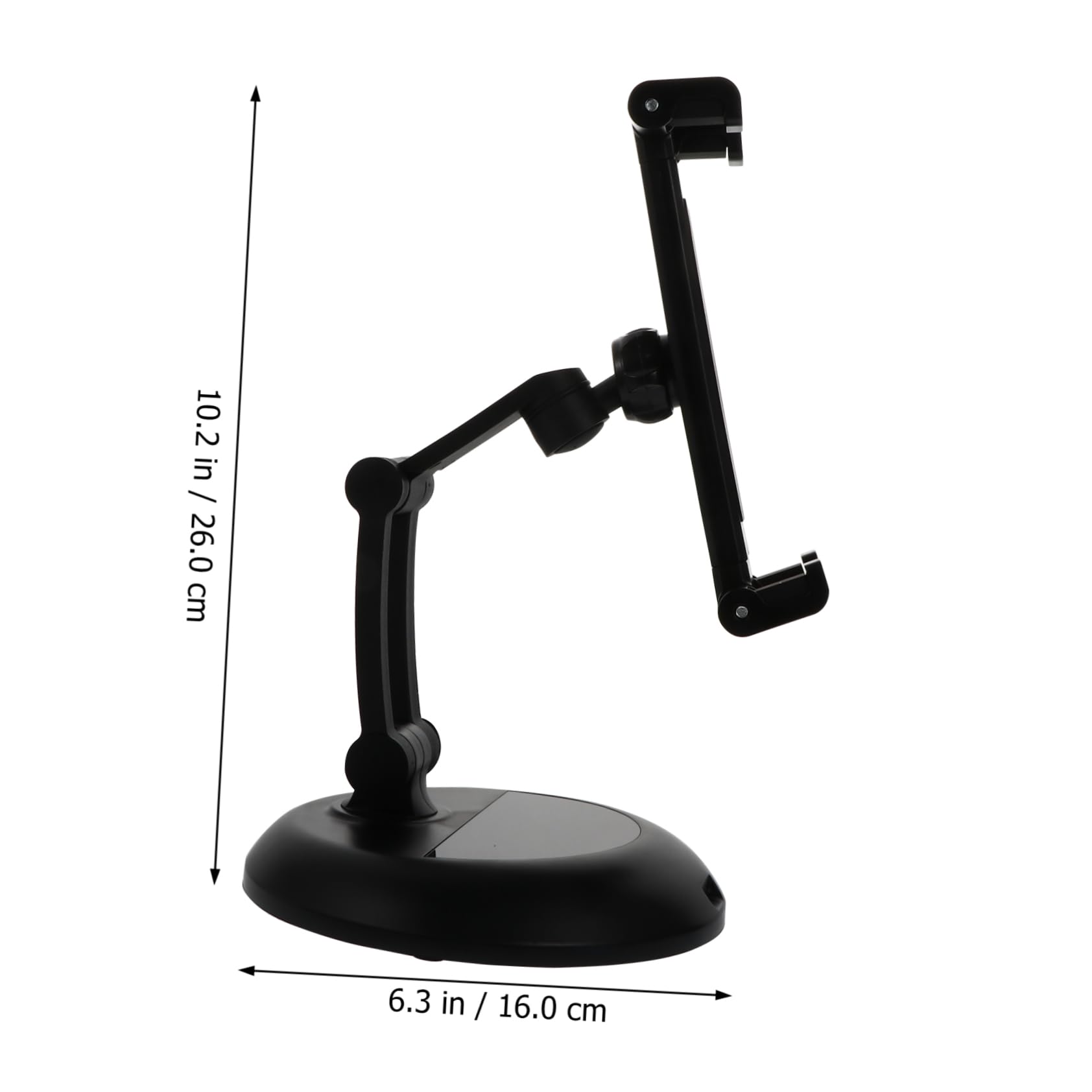 Verstellbarer Tablette und Handyhalter aus Abs und Metall Klappbar und Leicht zu Transportieren als Desktop Ständer für Smartphones und Tabletten
