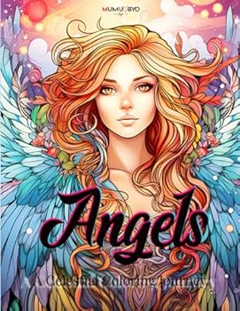 Paperback Angels: A Celestial Coloring Journey Book