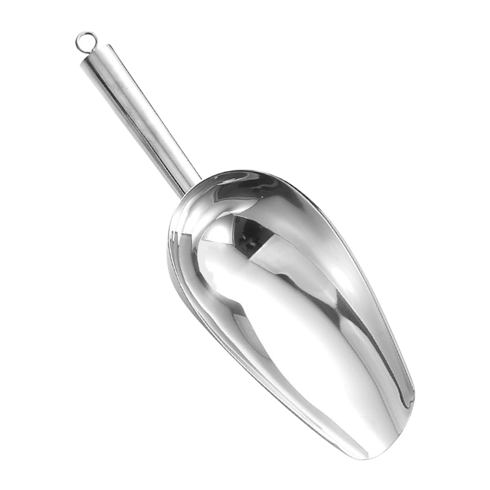 Xinsheinelry Sturdy Nonrust Steel Ice Scoops for Freezers and Ice Bucket with Ergonomic Handle Kitchen Tool Freezers Scoops Nonrust Steel