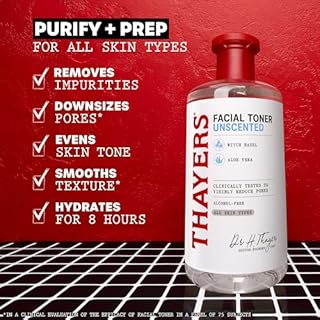 THAYERS Alcohol-Free, Hydrating, Unscented Witch Hazel Facial Toner with Aloe Vera Formula, Vegan, Dermatologist Tested and Recommended, 12 Oz (Packaging May Vary)