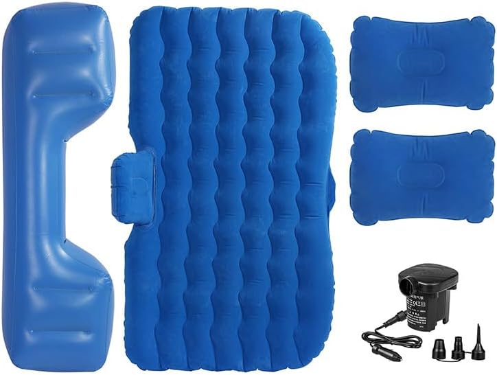 Car Air Mattress with Car Air Pump 2 Pillows for Lamborghini Gallardo/Islero/Jalpa/Jarama/Miura/Murciélago/Urraco, Comfortable Durable, for Camping, Hiking, Trip and Other Outdoor Activities