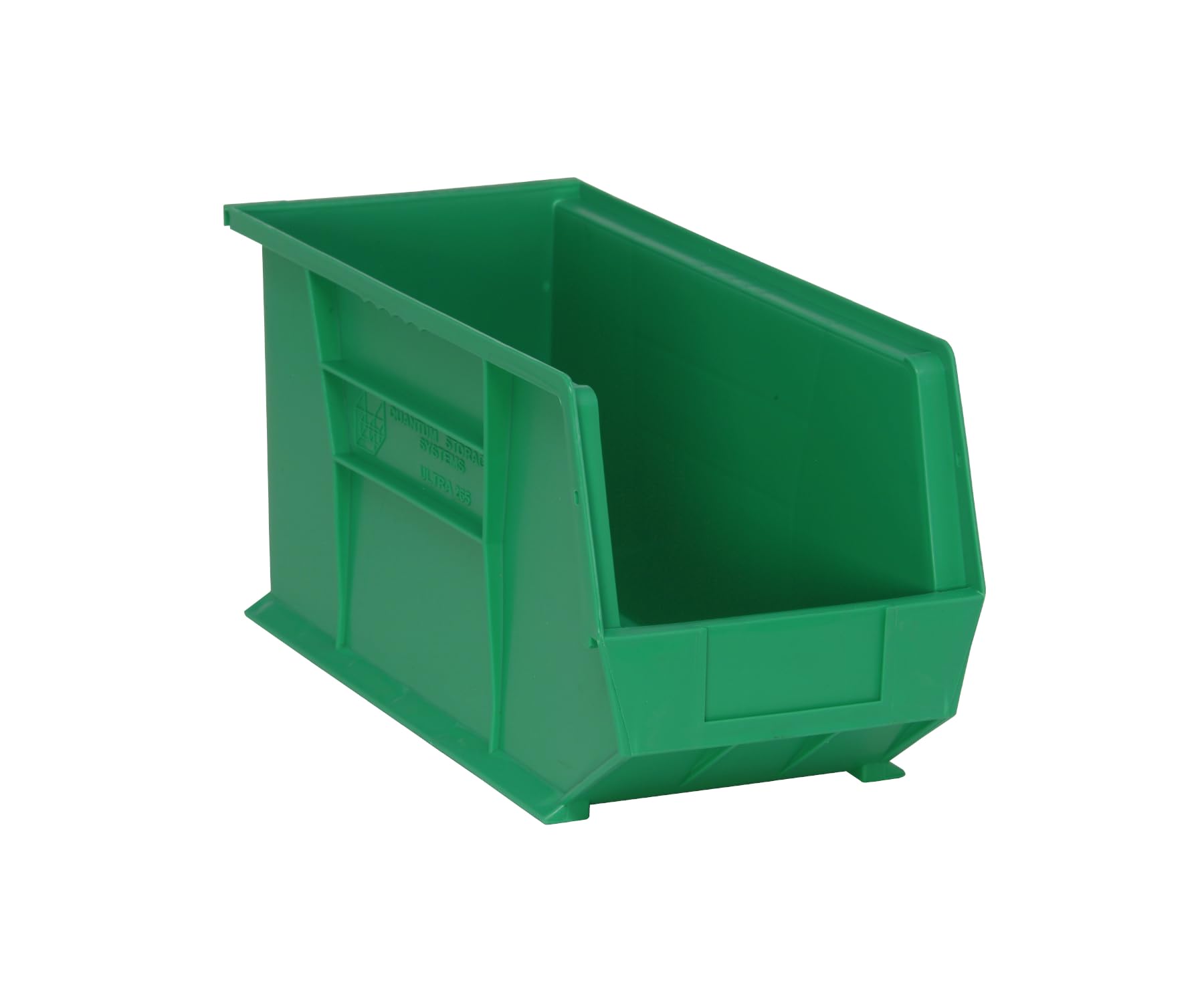 QUANTUM STORAGE SYSTEMS K-QUS265GN-2 2-Pack Ultra-Stack and Hang Bins, 18" x 8-1/4" x 9", Green