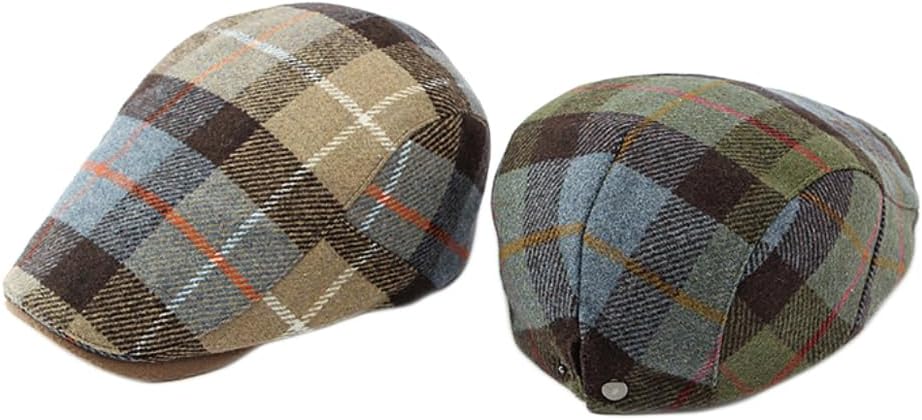 WITHMOONS Tartan Plaid Flat Cap - Irish Ivy Driving Golf Newsboy Hat YZ30229 - Image 6