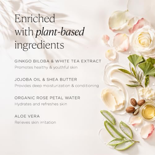 Image of Kimirica The Gulistan Moisturizing Hand and Body Lotion | 100% Vegan and Paraben Free with Goodness of Rose Water for men & women | Shea, White Tea and Ginkgo Biloba | 100% Vegan 300ml