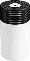Umidificador de Ar Mini Difusor de Ambiente 300 Ml Aromas Portátil Ultrassonico Veicular Aromatizador USB LED para Carro Mesa (PRETO)