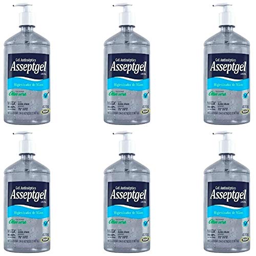 ASSEPTGEL ALCOOL EM CRISTAL 420G