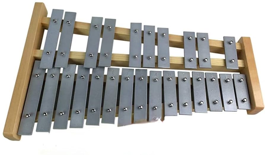 Glockenspiel Diatonico 25 Tasti - Strumento Musicale Con Martelli Per Principianti