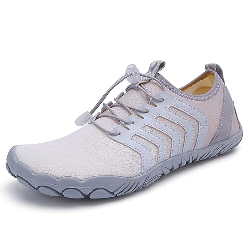 Ruyi Zapatos Descalzos Unisex Para Mujer Y Hombre, Zapatos De Agua, De Secado Rápido, Suaves Y Ligeros, Con Suela Antideslizante Y Puntera Ancha, A11 Blanco, 42 Eu Ruyi Zapatos Descalzos Unisex Para Mujer Y Hombre, Zapatos De Agua, De Secado Rápido, Suaves Y Ligeros, Con Suela Antideslizante Y Puntera Ancha, A11 Blanco, 42 Eu