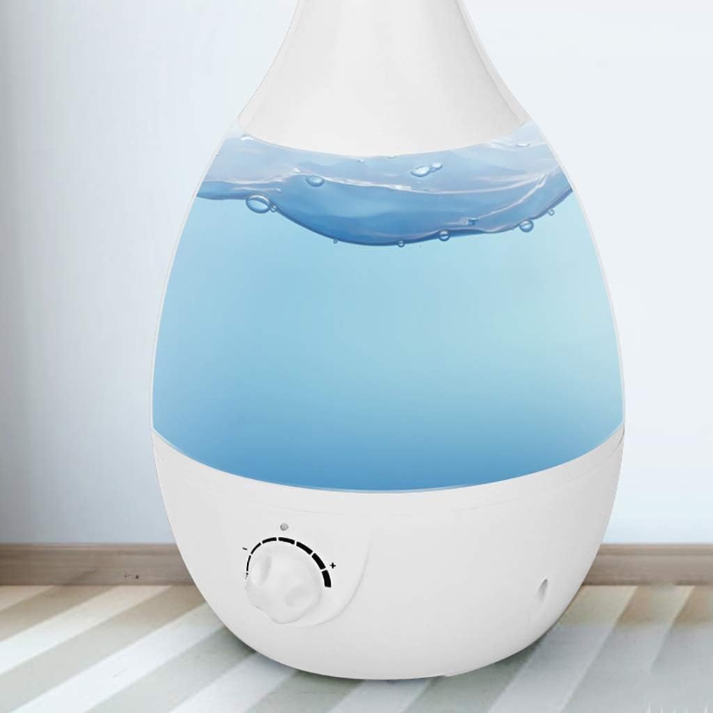 Mobigon 2.6 Litres Humidifier for Room, Cool Mist Ultrasonic Humidifier/Essential Oil Diffuser,Super Quiet 360°Nozzle,Colorful Change,Auto Shut Off&UV Light&,Lasts Up to 24 Hours (A.Blue)