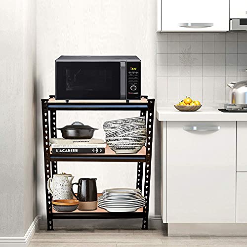 Image of 30 * 24 * 12-3 Shelf Heavy Duty and Adjustable Shelf Steel Storage Rack Garage Shelves Display Rack Boltless Rack