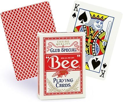 2 Decks Bee Playing Cards Red and Blue by Bee