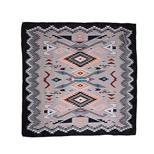 Wyoming Traders womens Southwest Lightweight Breathable Casual Regular Silk Scarf