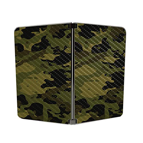 Image of MIGHTY SKINS MightySkins Carbon Fiber Skin for Microsoft Surface Duo - Green Camouflage | Protective, Durable Textured Carbon Fiber Finish | Easy to Apply | Made in The USA