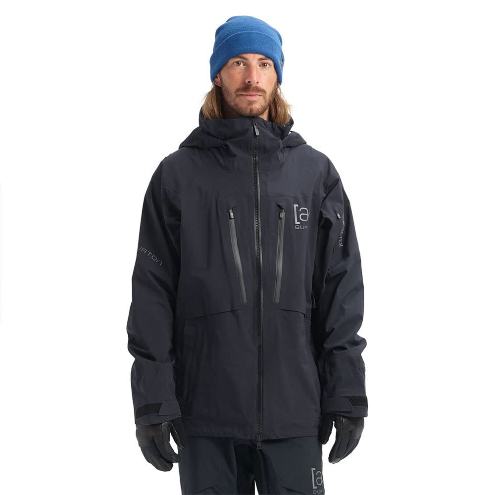 Burton - Chaqueta de esquí y nieve AK Gore-tex Stretch Hover True Black para hombre, color negro