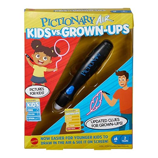 Pictionary Air Kids vs Grown-Ups Electronic Game