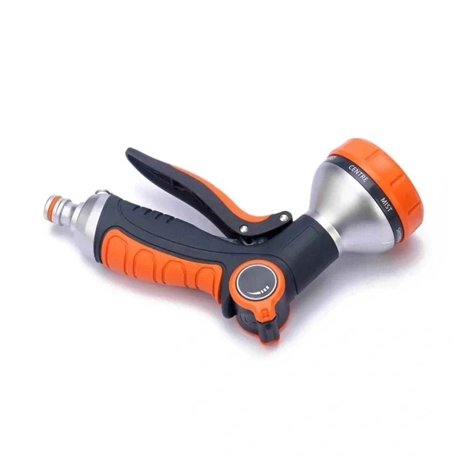 Pistolet d'arrosage avec embout multi-jets, Eau de jardin ABS à 8 modes, buse rotative, pouce, arrosage et lavage voiture avec poignée TPR