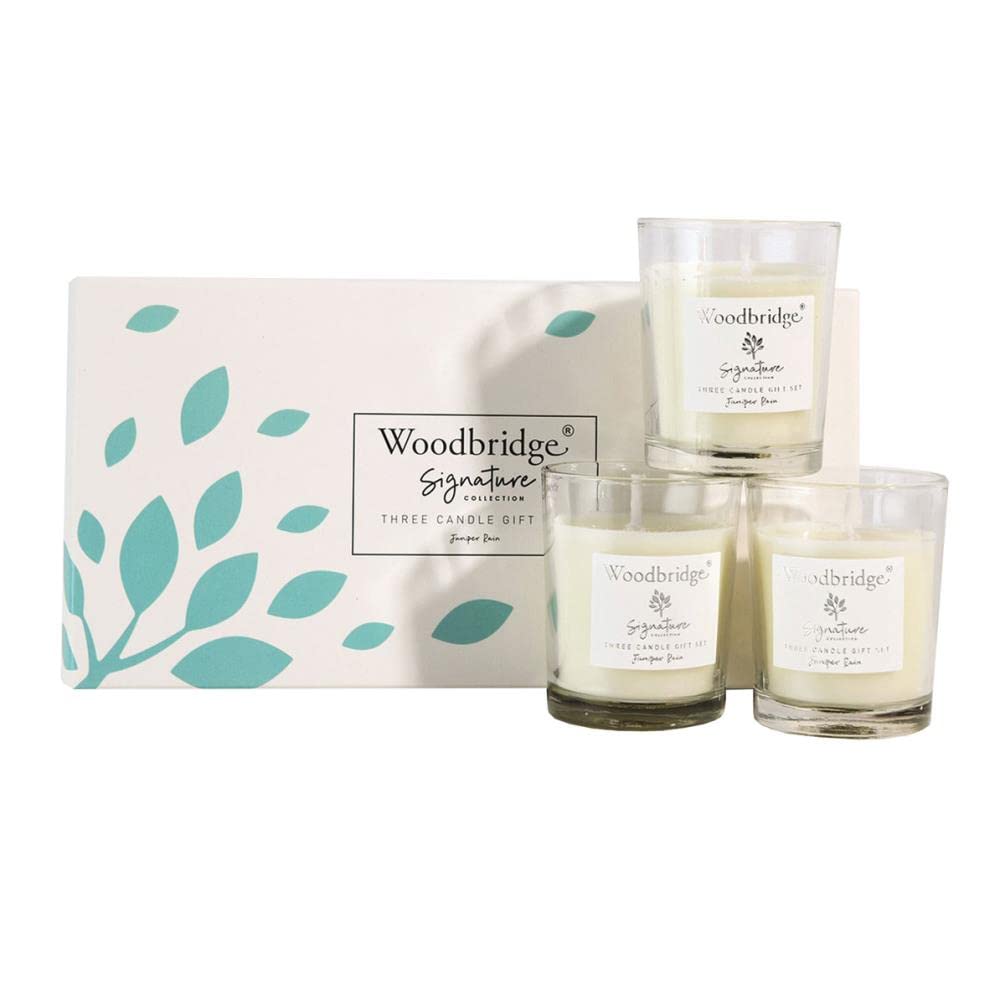 Aroma Accessories Woodbridge Juniper Rain 3 Votive Gift Set