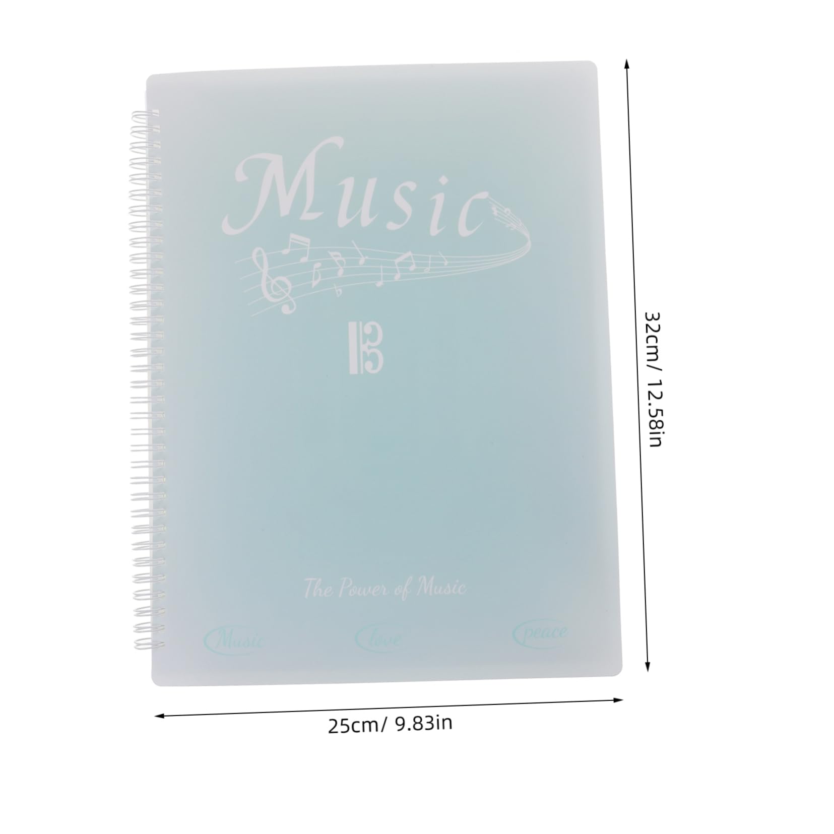 Toddmomy Sonic Music Folders Stylish A4 Sheet Music Binder for Pianists 40 Pages Organizer