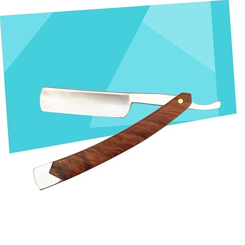 Miniatura 7 de FRCOLOR 3 piezas de afeitar rectas maquinilla de afeitar recta peluquero profesional para hombres de acero inoxidable afeitado maquinilla de afeitar