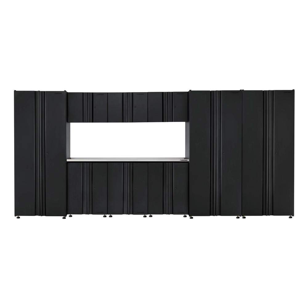 Buy Husky Welded 163 in. W x 75 in. H x 19 in. D Steel Garage