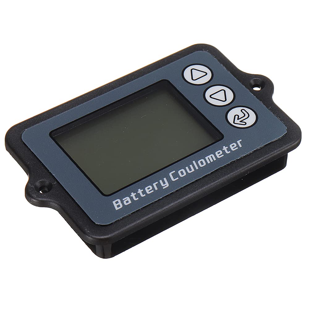 DollaTek TK15 Medidor de Coulomb 5-50A 8-120V con indicador de batería de vehículo eléctrico de Carcasa Detector de Capacidad de fosfato de Hierro y Litio