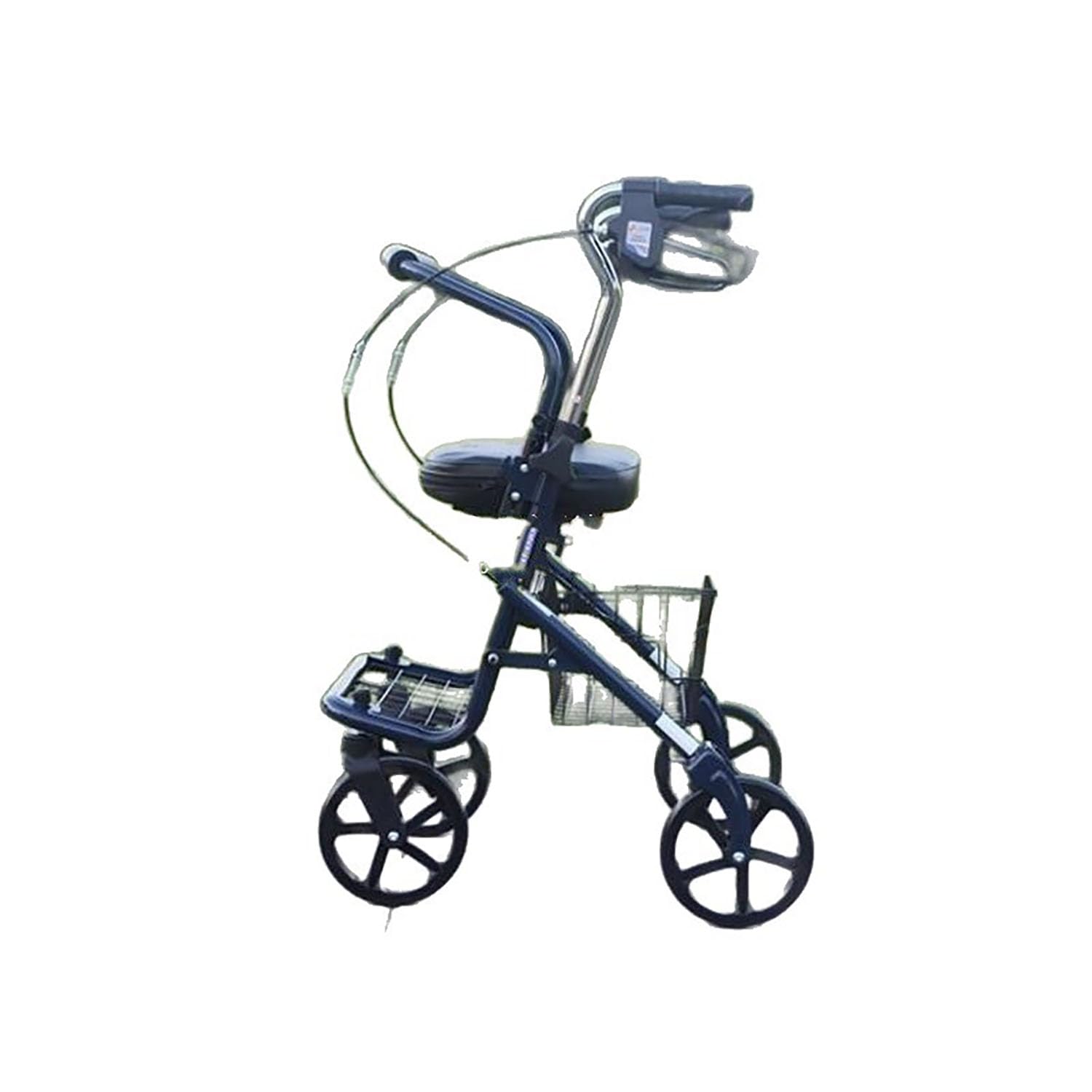Silla portátil de movilidad – Carrito de viaje plegable para ancianos y personas mayores con asiento (ligero y ahorra espacio)