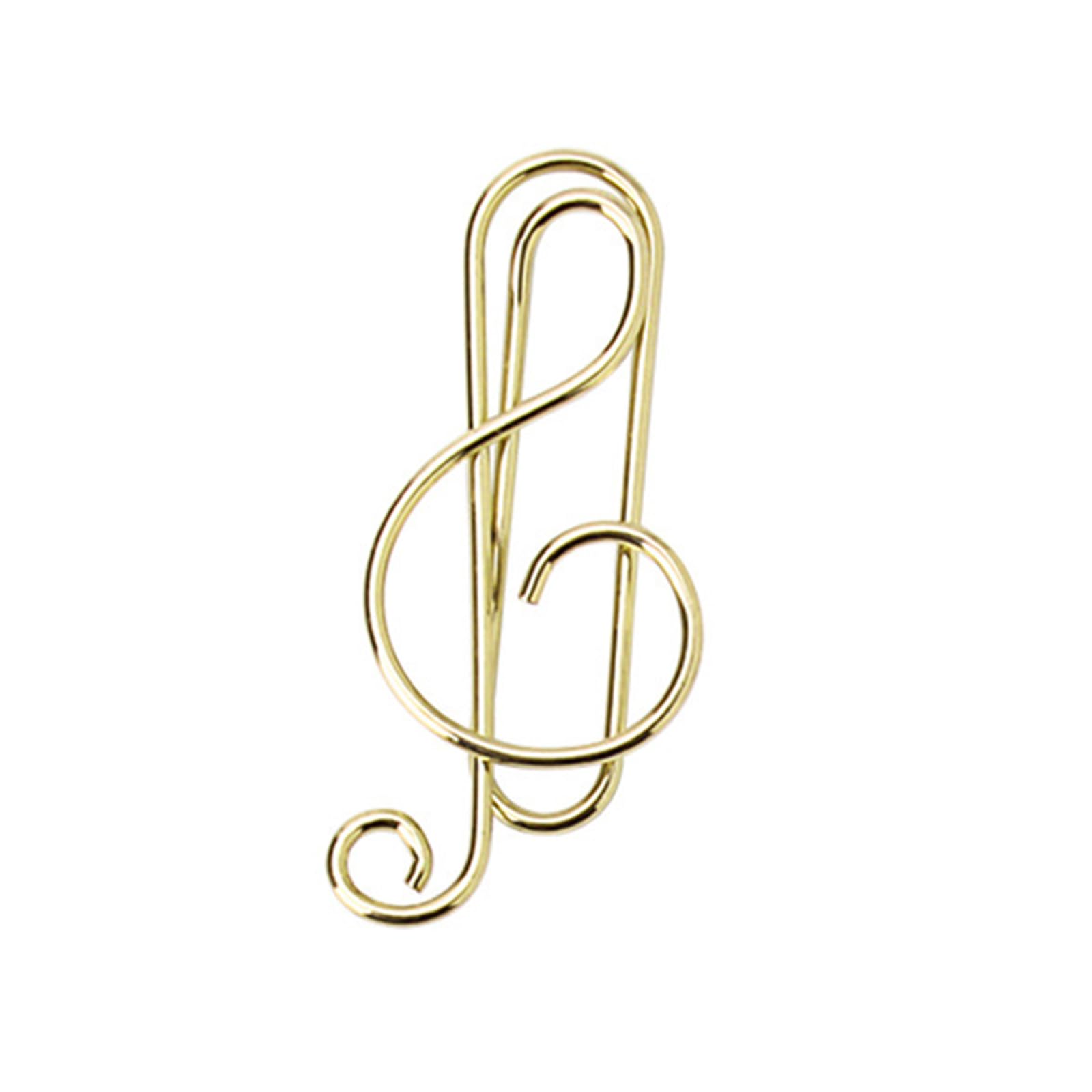Kalttoy 50Pcs Note Paper Clips Stationary Clips Paper Decorative File Folders File Clamp School Clip Clip Stationary for