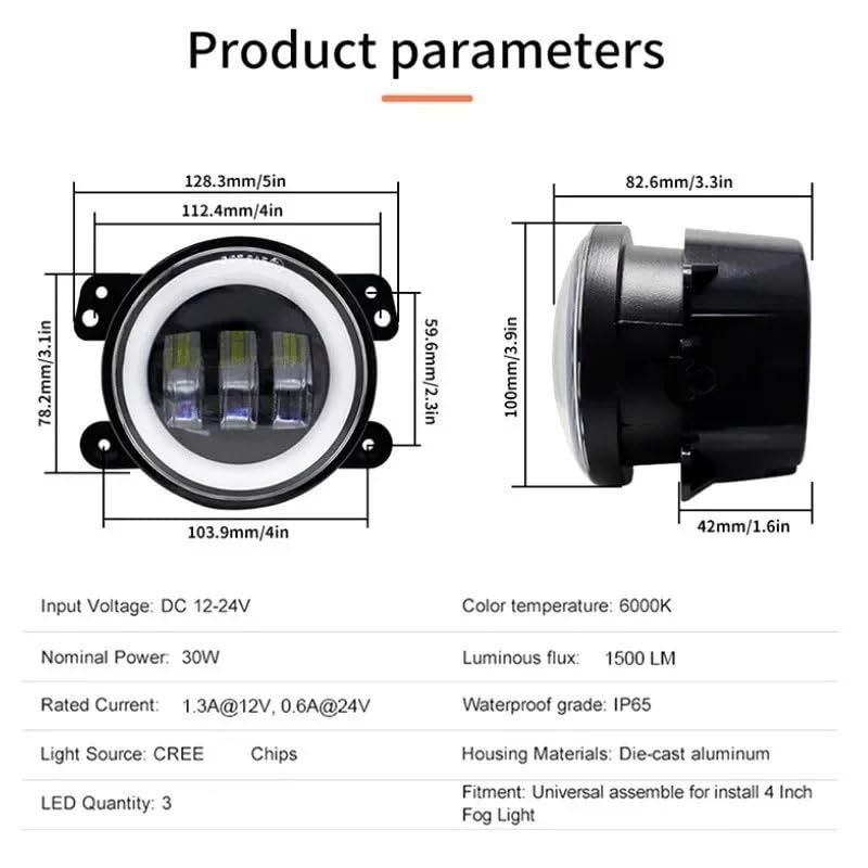 Luces automotrices LED de parachoques con intermitentes para Dodge y Chrysler 4