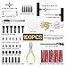 TECCPO Tire Repair Kit, 100Pcs Heavy Duty Tire Plug Kit for Car, Truck, RV, ATV, Tractor, Trailer, Motorcycle-Universal Tire Repair Tools to Fix Punctures and Plug Flats - THTC04H
