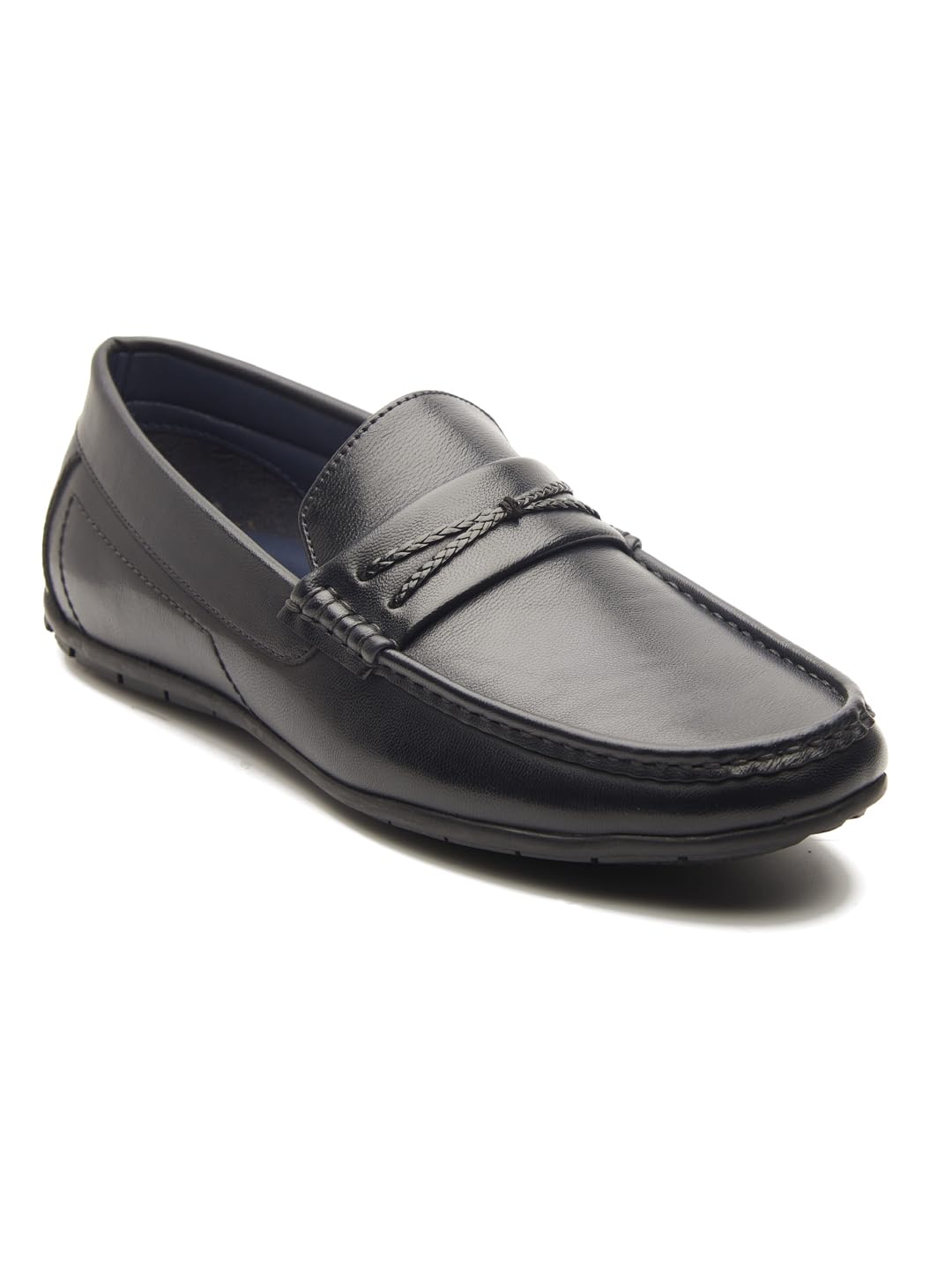 Michael Angelo Synthetic Leather Casual Dress Slip On Shoes Navy Loafers for Men (B0CN2Z8W8M) Amazon Price History, Amazon Price Tracker